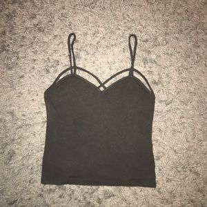 Brandy Melville criss cross tank top